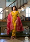Afreen By Meher Glass Satin Kurti With Bottom Dupatta Wholesale Price In Surat